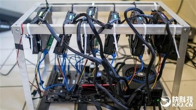 Intricate details of a modern mining rig setup in an Indian facility, driving the revolution